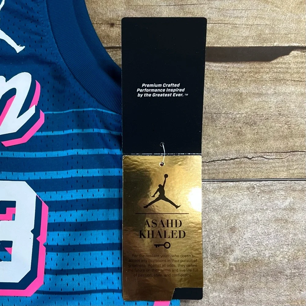 Jordan Boys Asahd Khaled Limited Edition Jersey Shorts Set Abyss 956553-E54‎